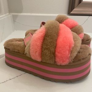 Disco Slide Stripe Womens Uggs